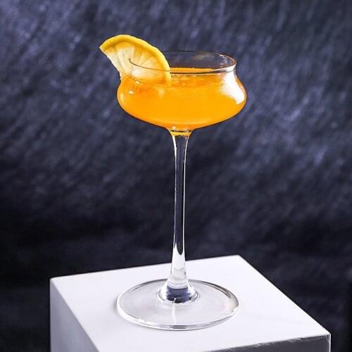 Cocktail Martini Glass Champagne Glasses Tall Feet Bar Professional Wine Glass Transparent Goblet