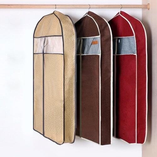 Household Three-dimensional Coat Fur Clothes Dust Cover Long DownJacket Suede Dust Clothing Storage Bag Clothing Covers Hanging