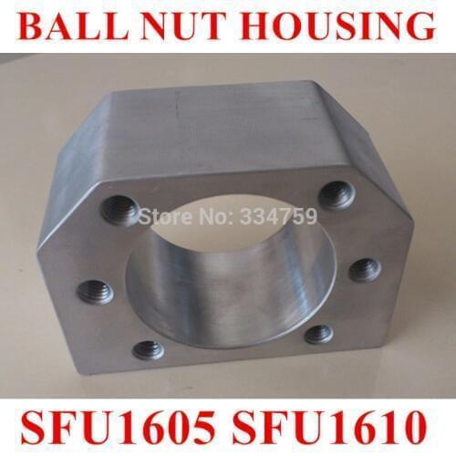 Free Shipping of ballscrew nut housing bracket holder for SFU1604 SFU1605 SFU1610 Aluminium Alloy Material for 1605 ball screw