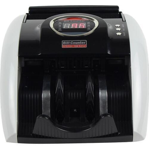 Bill counter money counting machine with UV+MG detecting cash currency detector financial equipment for most currency 110V/220V