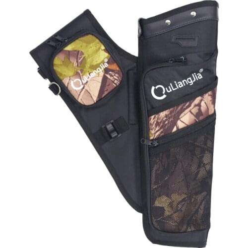 Archery Reverse Arrow Quiver For Hunting Black,blue,camouflage,Red 4 color Arrow Quiver For Recurve Bow and Compound Bow