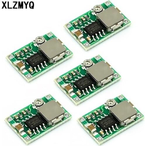 100pcs Mini360 RC Airplane Module mini 360 Buck Converter 2A Step Down Module 4.75V-23V to 1V-17V LM2596 DC-DC Step Down Power