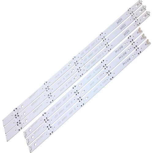 New Kit 6 PCS LED backlight strip for LG 49UJ701V 49UJ65 A B TYPE 17Y 49UJ65_A_27LED 49UJ65_B_27LED EAV632632404