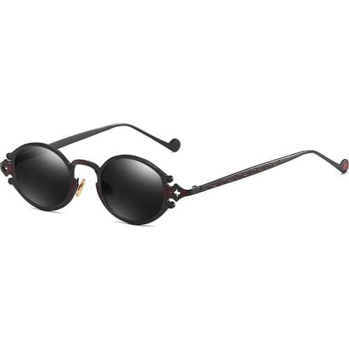 XaYbZc Gothic Steampunk Pop Oval Carved Sunglasses Women Brand Designer Retro Men Matte Frame Sunglasses UV400