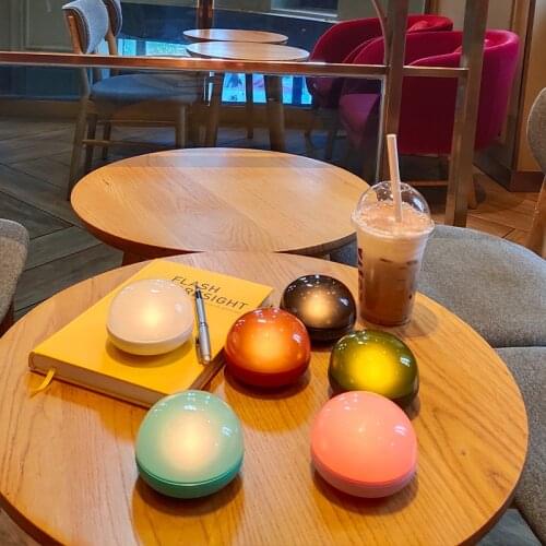 Led Night Light Candle The New Tiffany Blue Energy-savingThat Can Automatically Turn Off The Rotary Switch At A Fixed Time