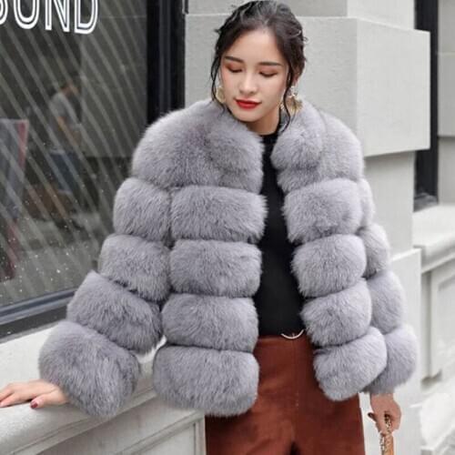 Warm Teddy Artificial Fur Winter New Style Fox Fur Grass Short Imitation Fur Jacket Woman Loose 3xl 4xl 5xl High Quality Outwear