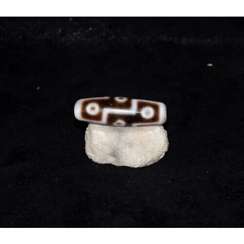 Tibet 9 Eyes Totem Pattern DZI Beads Old White Agate Beads For Men&women Amulet Jewelry Bracelet Necklace Making free shipping