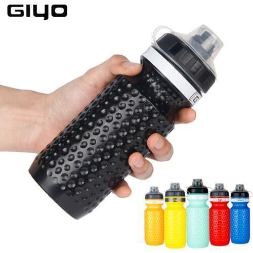 GIYO 600ML Bicycle Water Bottle MTB Cycling Water Bottle Camping Hiking Bicycle Flask Outdoor Cup Sport Bike Kettle Waterbottle