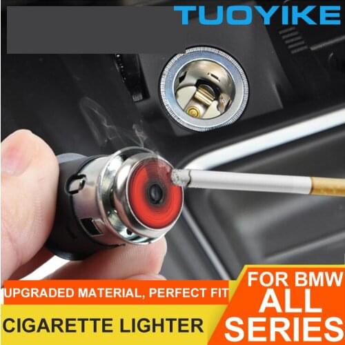 1PCS Car Interior Accessories Universal Plug Cigarettes Lighter Socket Base Assembly Replace Trim For BMW All Series 61349308246