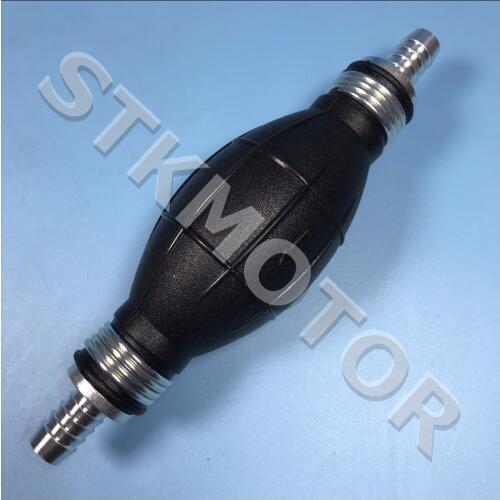 10mm Hand Fuel Pump Line Hand Primer Bulb All Fuels for Car Boat Marine Outboard