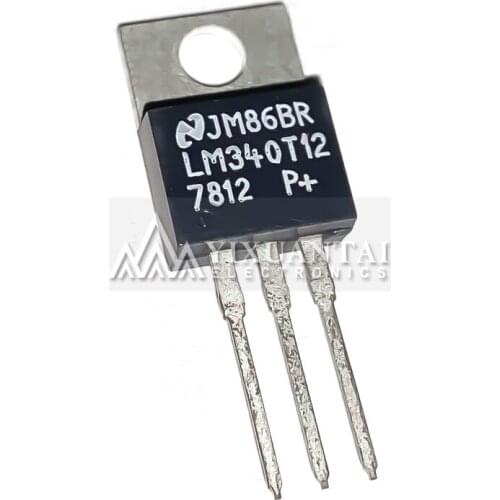 10pcs/lot 100% NEW origina LM340T12 12V 7812 P+ 7812P+ TO220 Triode Transistor TO-220