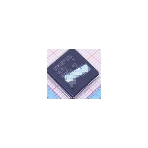 100% NEW Free shipping STM32F101VET6 STM32F101VET6TR ARM M3 512KB STM32F101VE