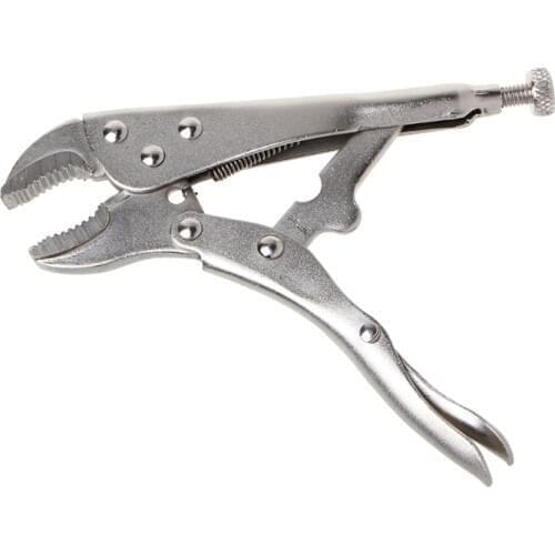 5 Inch Locking Pliers Ground Mouth Straight Jaw Lock Vise Grip Clamp Hand Tools