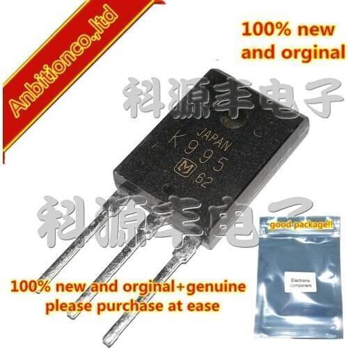 5pcs 100% New original 2SK995 silk-screen K995 Fast Switching Speed TO-3PF 5A 550V in stock