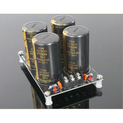 50A Amplifier Rectifier Filter Dual Power Supply Board For LM3886 / TDA7293 Power amplifier board 10000uF 50V
