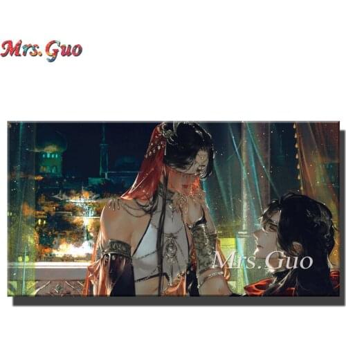 Hua Cheng San Lang Tian Guan Ci Fu Xie Lia diamond painting full square diamond embroidery anime character mosaic diamond diy