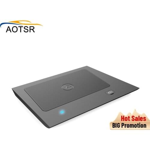 QI car wireless charger For Volkswagen TAYRON 2019 Intelligent Infrared Fast Wireless Charging Car Phone Holder for iphone