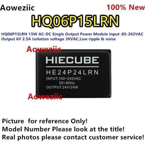 HQ06P15LRN 15W AC-DC Single Output Power Module Input :85-265VAC Output 6V 2.5A Isolation voltage 3KVAC,Low ripple & noise