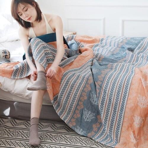 Summer Quilt Throw Blanket Thin Quilt Home Bedroom Bedding Sofa Blanket Home Textiles Summer Sleeping Air Conditioner Quilt