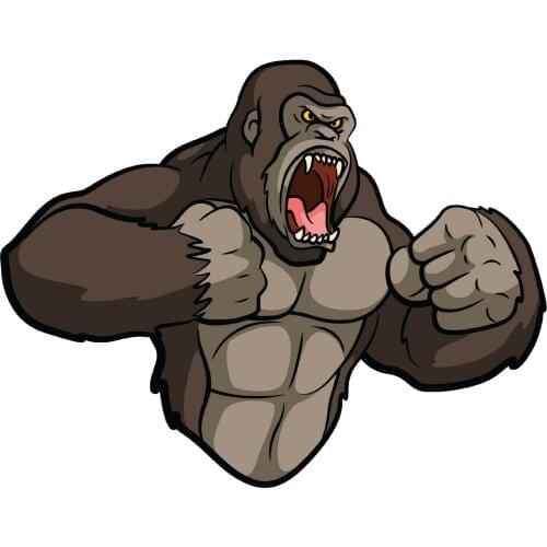 For Gorilla Wall Decal Truck Vehicle Skateboard Window Decor Laptop Sticker LO125