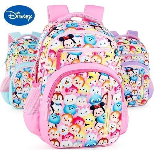 Original Disney Songsong School Bag Burden-reducing Cute Cartoon Backpack Boys And Girls Kindergarten School Bag Backpack