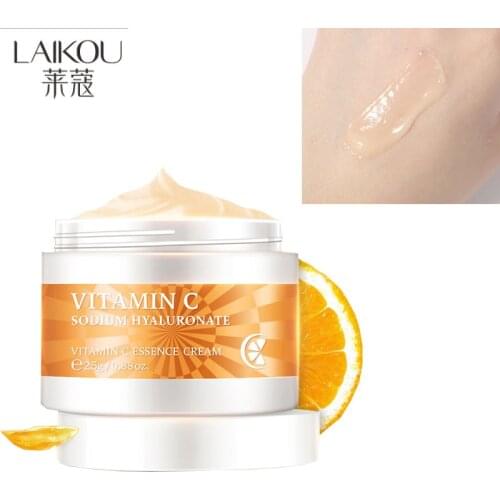 LAlKOU Vitamin C Whitening Face Cream Anti Wrinkle Brighten Shrink Pores Improve Fine Lines Moisturizing Anti Aging Skin Care