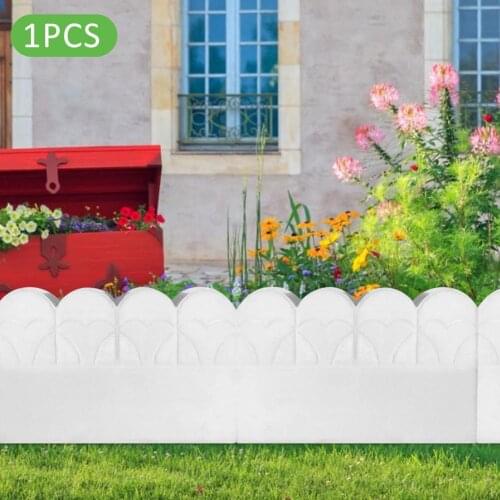 3D Plastic Paving Mold Durable Reusable Concrete Cement Mould Cement Flower Bed Fence Side Stone Plastic Mold for Home Decor