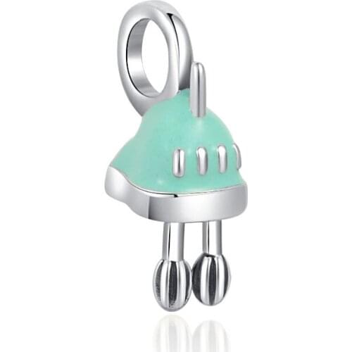 925Sterling Silver Electric Whisk Pendant Dangle Charm bead Fit Original Pandora Bracelet DIY Jewelry For Women