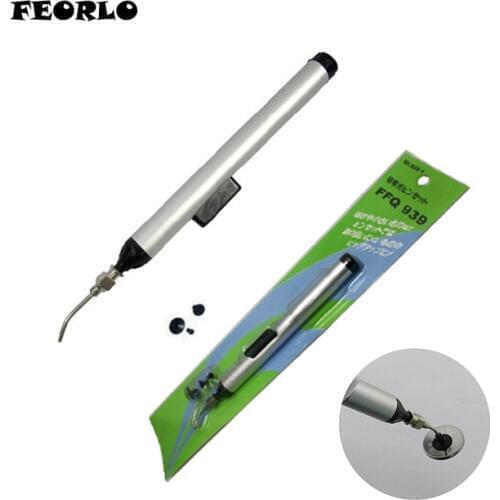 FEORLO vacuum pickup DIP sucking pen for picking up IC small electronic components with 3 free suction headers