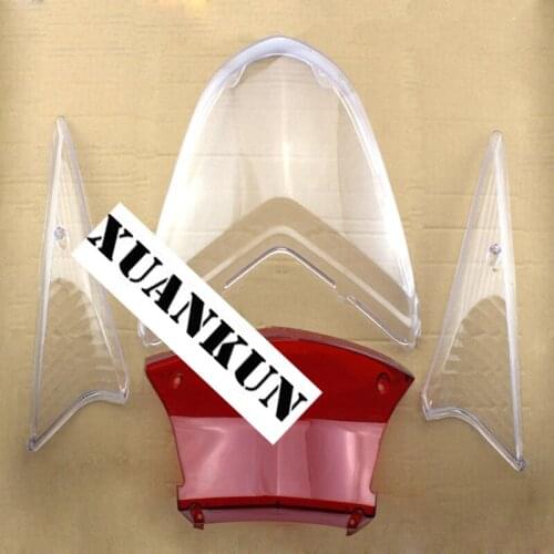 XUANKUN Scooter Headlight Lamp Tail Lampshade Transparent Cover Steering Light of Motorcycle Accessories Plastic Shell