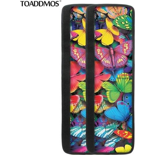 TOADDMOS Colorful Butterflies Fridge Door Handle Protector Refrigerator Door Knob Protector Home Accessories Kitchen Appliance