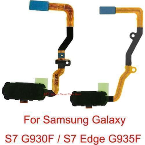 10 PCS Home Menu Button Touch ID Fingerprint Sensor Flex Cable For Samsung Galaxy S7 G930 G930F S7 Edge G935 G935F Repair Parts
