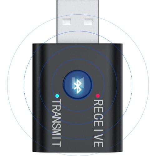 3 in 1 Wireless Bluetooth 5.0 Receiver Transmitter Adapter 3.5mm Jack For Car Music Audio Aux A2dp Headphone Reciever Handsfree