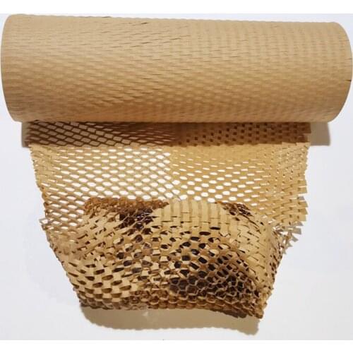 30pcs Honeycomb Cushioning Kraft Paper Diy Decorative Gift Wrapping Packing Material For Wedding Birthday Party Packaging Brown