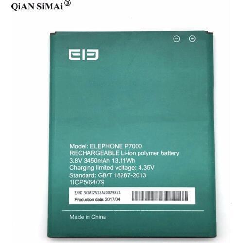 New High Quality P7000 3450mAh battery For ELEPhone P7000 phone + Tracking code