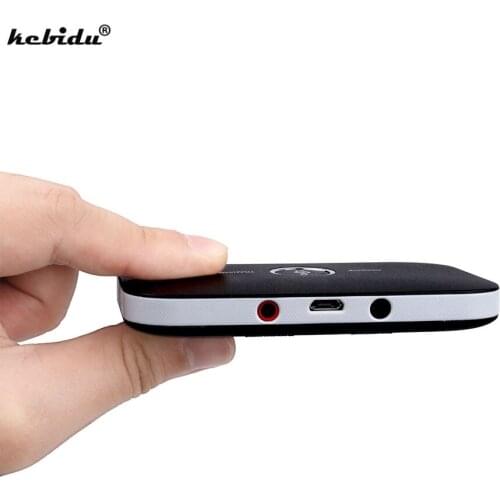 Kebidu 3.5mm Wireless 2 in 1 Bluetooth Receiver Transmitter Portable Receiver Adapter Music A2DP For Computer Tablet PC TV Mp3