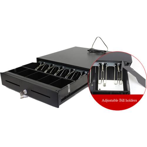 Cheap Cash Drawer 5 Bills 8 Coins with Lock and RJ11 Port for Retail Shop HS-45A58