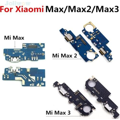 For Xiaomi Mi Max 2 3 MAX2 MAX3 USB Charging Port Charger Board Dock Charger Connector with Microphone Flex Cable