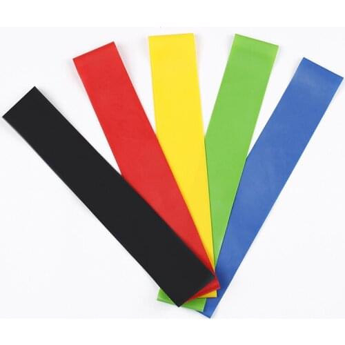 5PCS/Lot Fitness Rubber Band Elastic Yoga Resistance Bands Set Hip Circle Expander Bands Gym Fitness Booty Band Home Workout