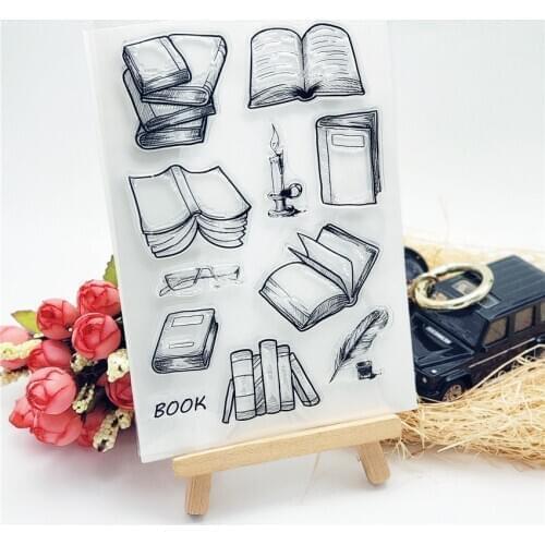 11*16CM Hot sale book Transparent Clear Stamps / Silicone Seals Roller Stamp for DIY scrapbooking photo album/Card Making