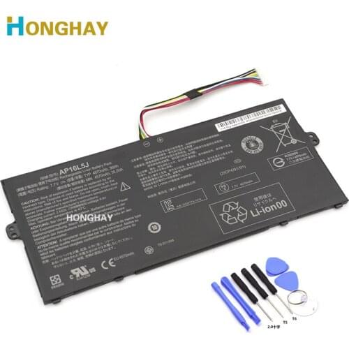 Honghay New AP16L5J Laptop Battery For Acer Aspire Swift 5 SF514-52T Spin 1 SP111-32N 2ICP4/91/91 36Wh 7.7V 4670mAh