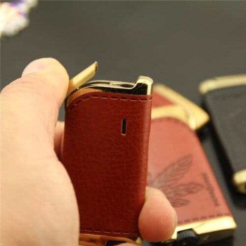 Classic Paste Embossed Pattern Straight Lighter Smoking Accessories for Weed Briquets Et Accessoires Fumeurs Gadgets for Men