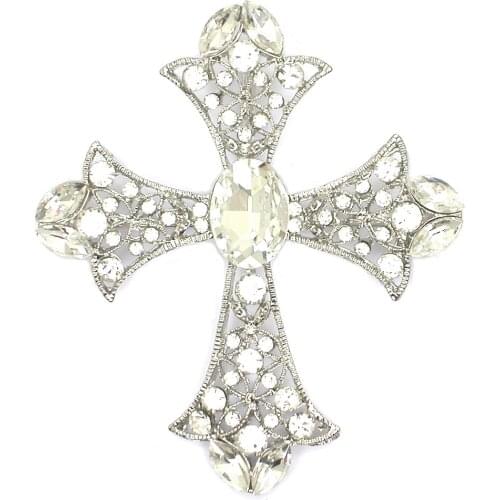 Cross Rhinestone Brooch Jewelry gift Brooches Pins & Pendant