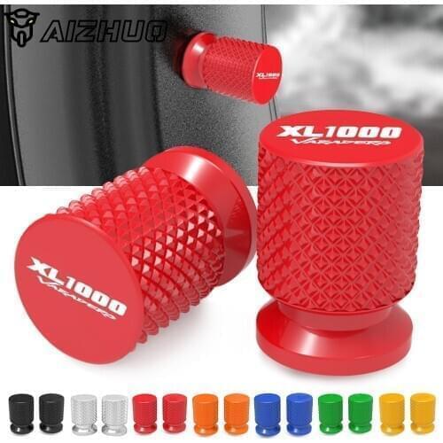 Motorcycle Tyre Rim Air Port Cover FOR HONDA XL1000 VARADERO 1999-2013 2012 2011 2010 Tire Valve Wheel Stem Cap 2PC CNC Aluminum