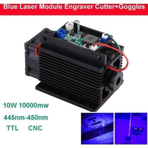 10W 450nm Blue Light Laser Head for Master Series DIY Carving Engraving Machine Engraver Accessory DIY Tools laser module head