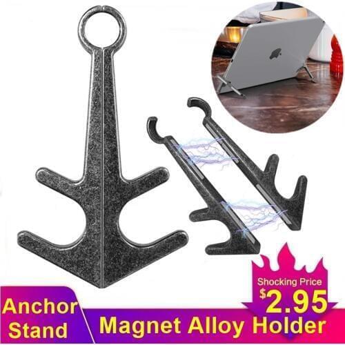 Tongdaytech Magnetic Alloy Desk Phone Holder Portable Magnet Stand For Smartphone Iphone Xiaomi Tablet Soporte Para Celular
