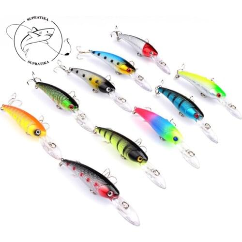 Crankbait Plastic Hard Bait Fishing Accessories lure 90mm/8.3g For Sea Fish bait Isca Artificial Wobbler Trolling Floating Decoy