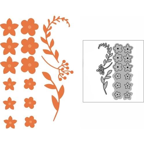 New Frangipani Plum Bossom Craft Embossing Mold 2021 Metal Cutting Dies for DIY Decor Scrapbooking Album Card Making No Stamps
