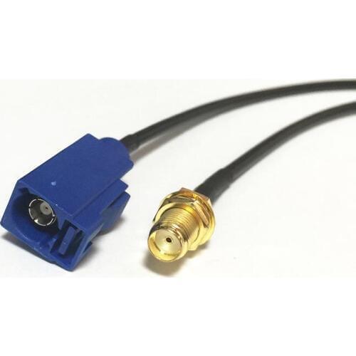 New Modem Coaxial Cable SMA Female Jack nut Connector Switch FAKRA Connector RG174 Cable 20CM 8inch Adapter