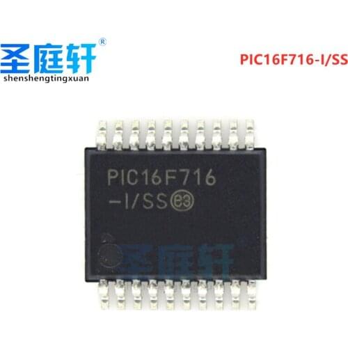 New original PIC16F716-I SS single-chip 8-bit microcontroller chip SSOP20